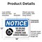 Signmission No Idling Turn Off Engine And Chock Wheels OSHA Notice Sign, Plastic, 18in W x 12in L, 2PK OS-2PACK-NS-P-1218-L-16139 - alternate 6